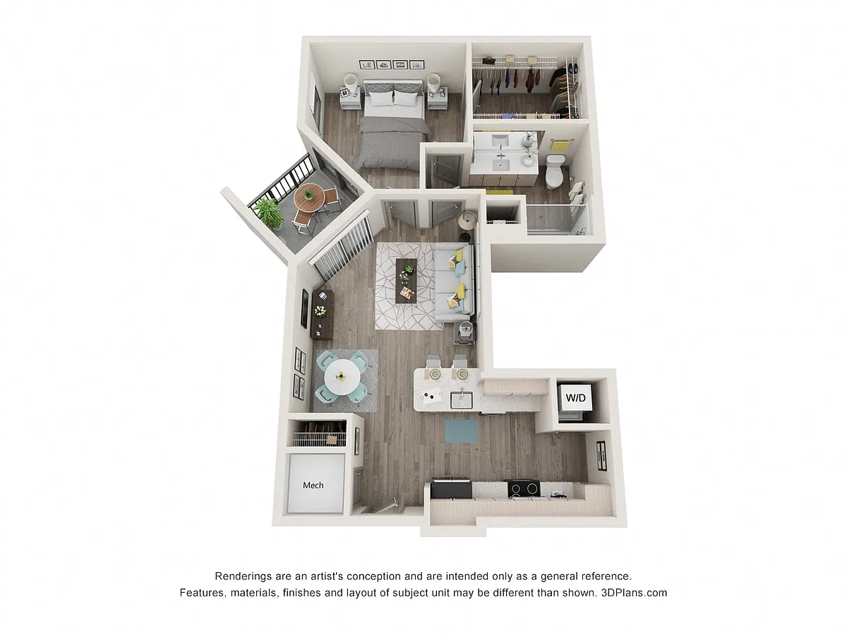 Floor plan 1E
