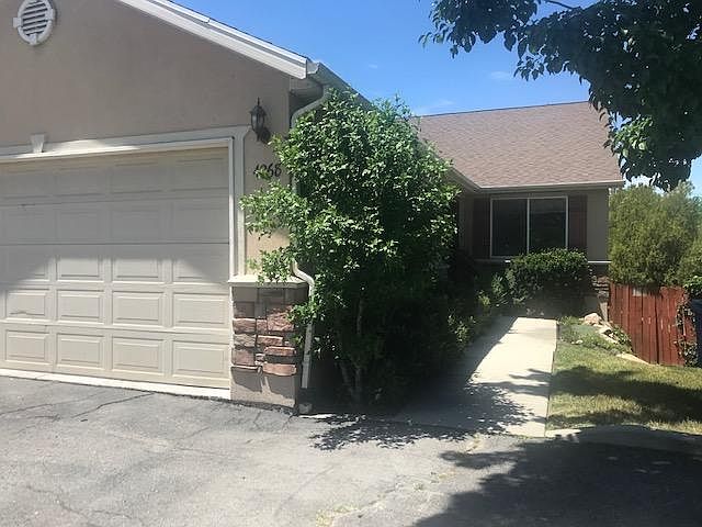 Double car garage with automatic door openers