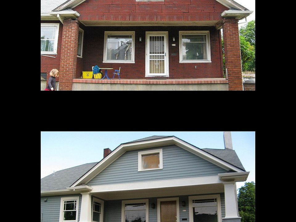Front Exterior - Before & After