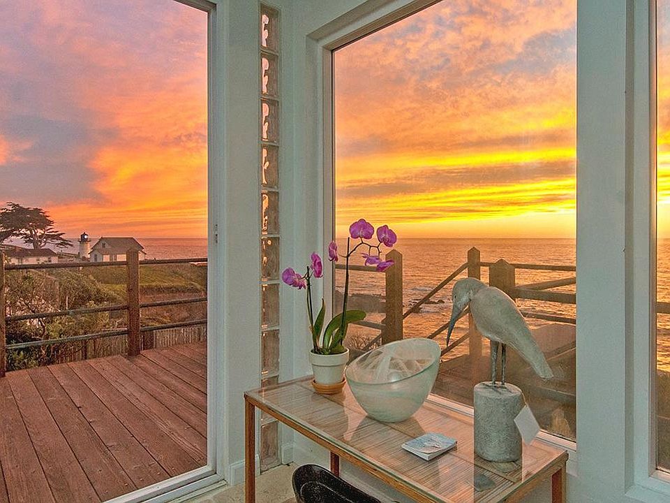 sunset view from sun room