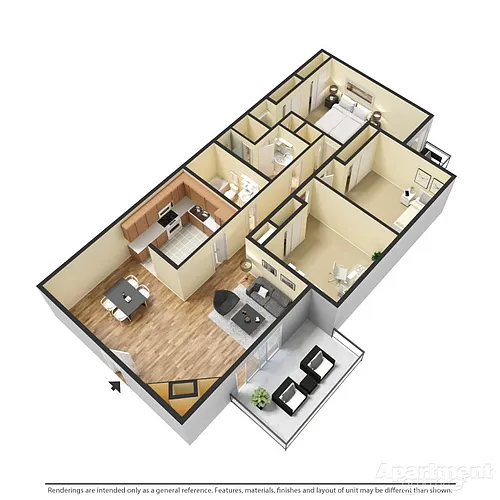 Floor plan The Blue Ridge