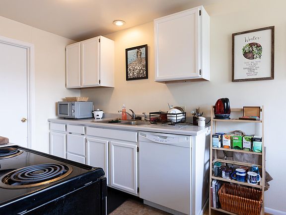 Kitchen view of dishwasher