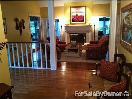 Great room in open floor plan