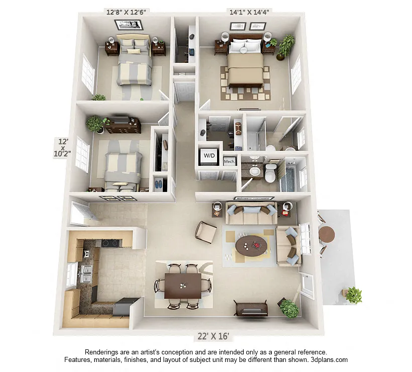 Floor plan The Reserve