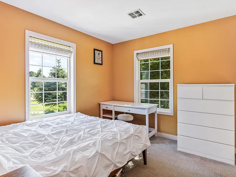Bedroom 2, faces out the front of the house.