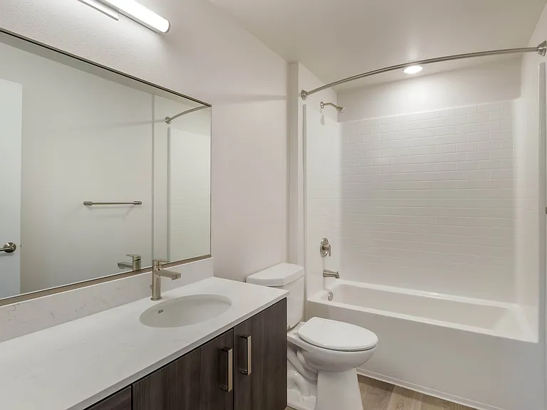 Studio Apartment Bathroom