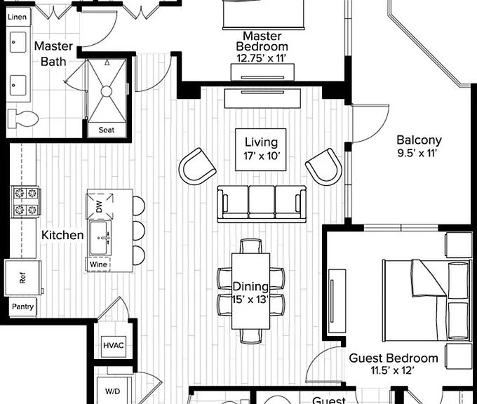 2 Bed 2 Bath 2 Bed 2 Bath