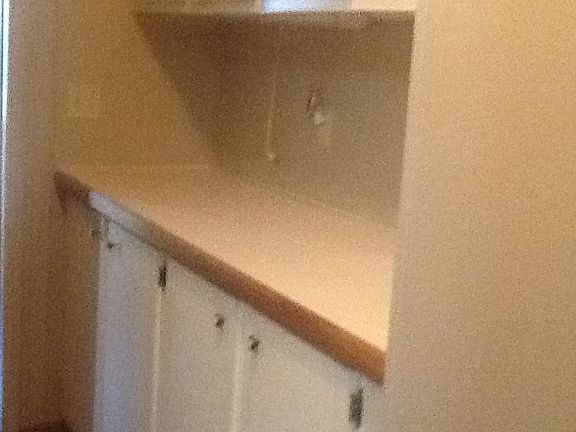 Hall with extra cabinet spac