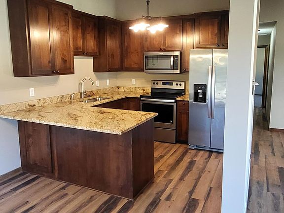 Open and spacious kitchen.