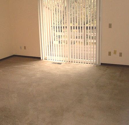 Living room with deck