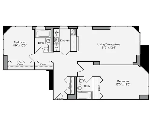 Floor plan B1-1120-Classic