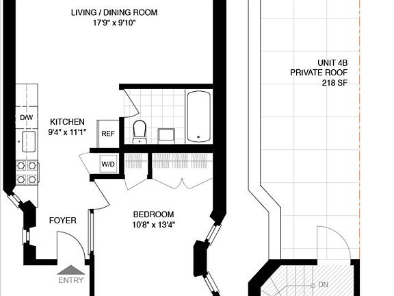 2nd image of 225 15th St APT 4B