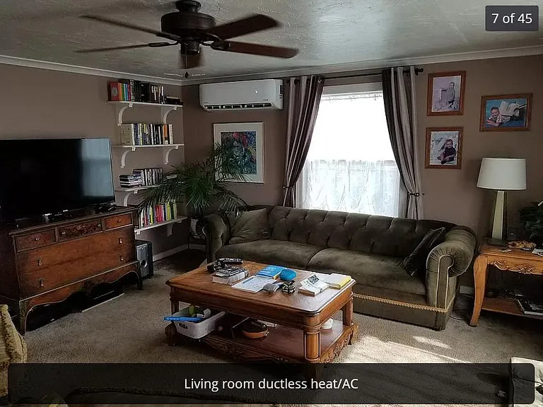 All new windows throughout the home keep it quiet. Windows were enlarged throughout the home.