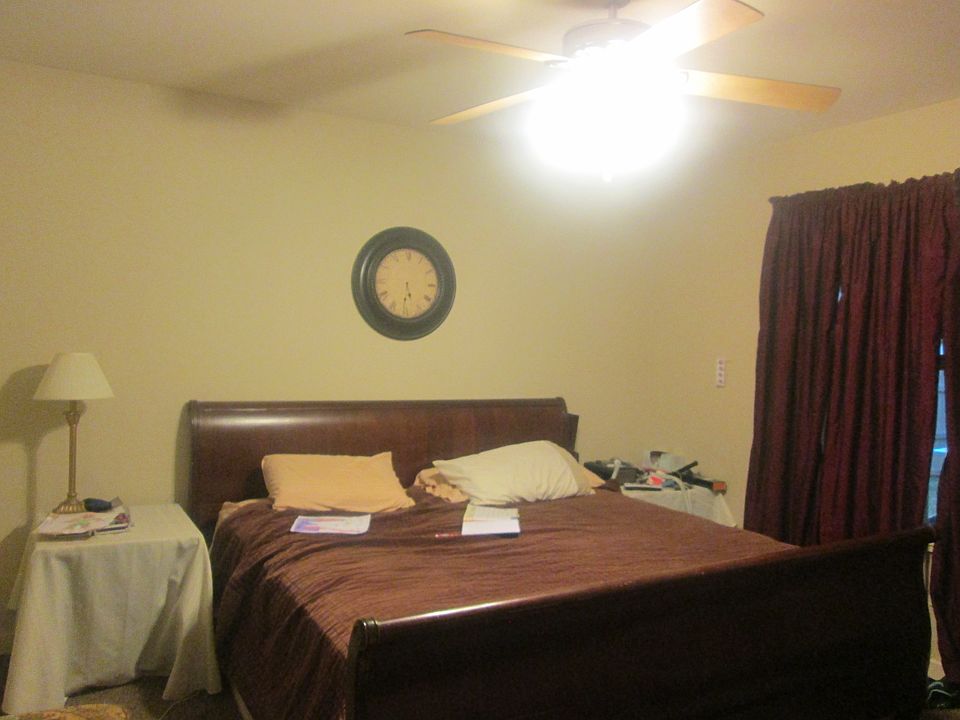 One of the three bedrooms