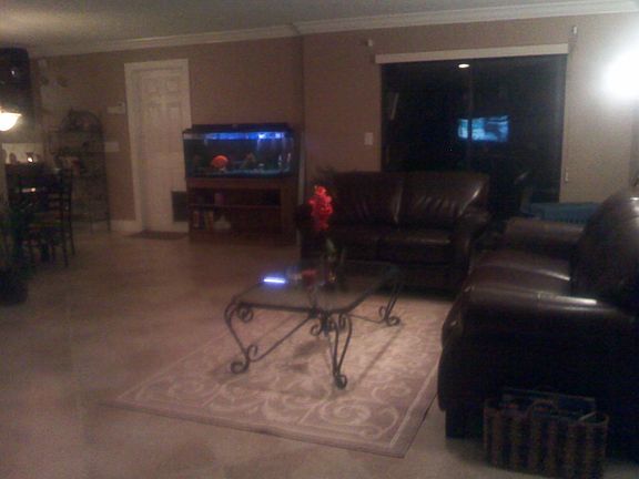 Den over looking Pool.