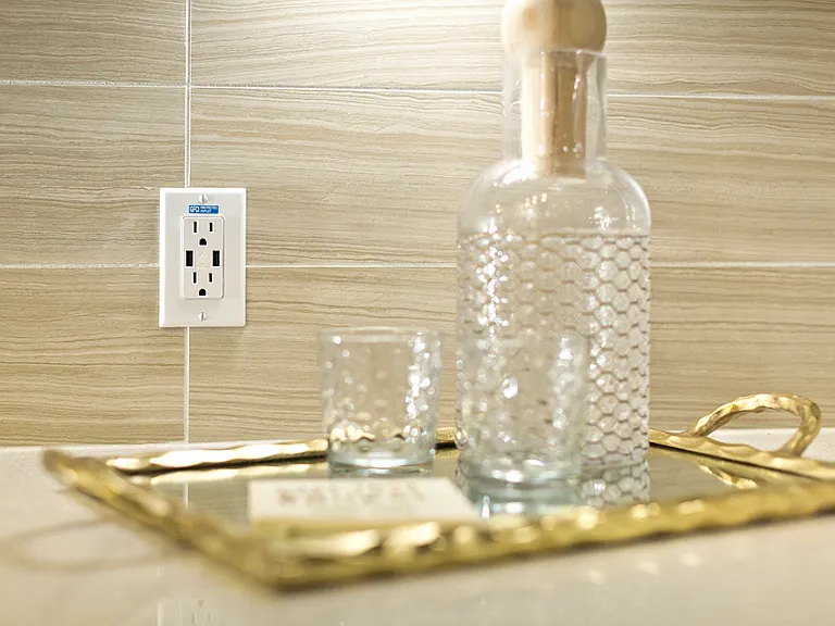 Built-in USB outlets in kitchens