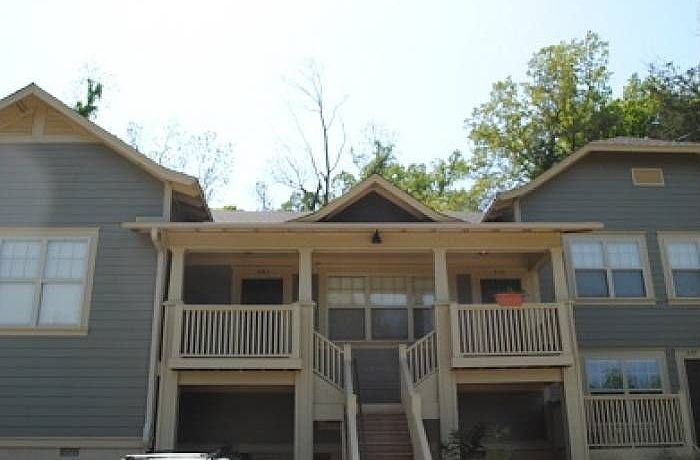 front of building