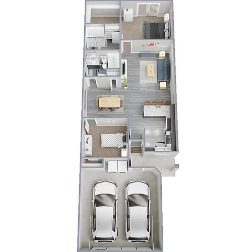 Floor plan 2 Bedroom 2 Bathroom