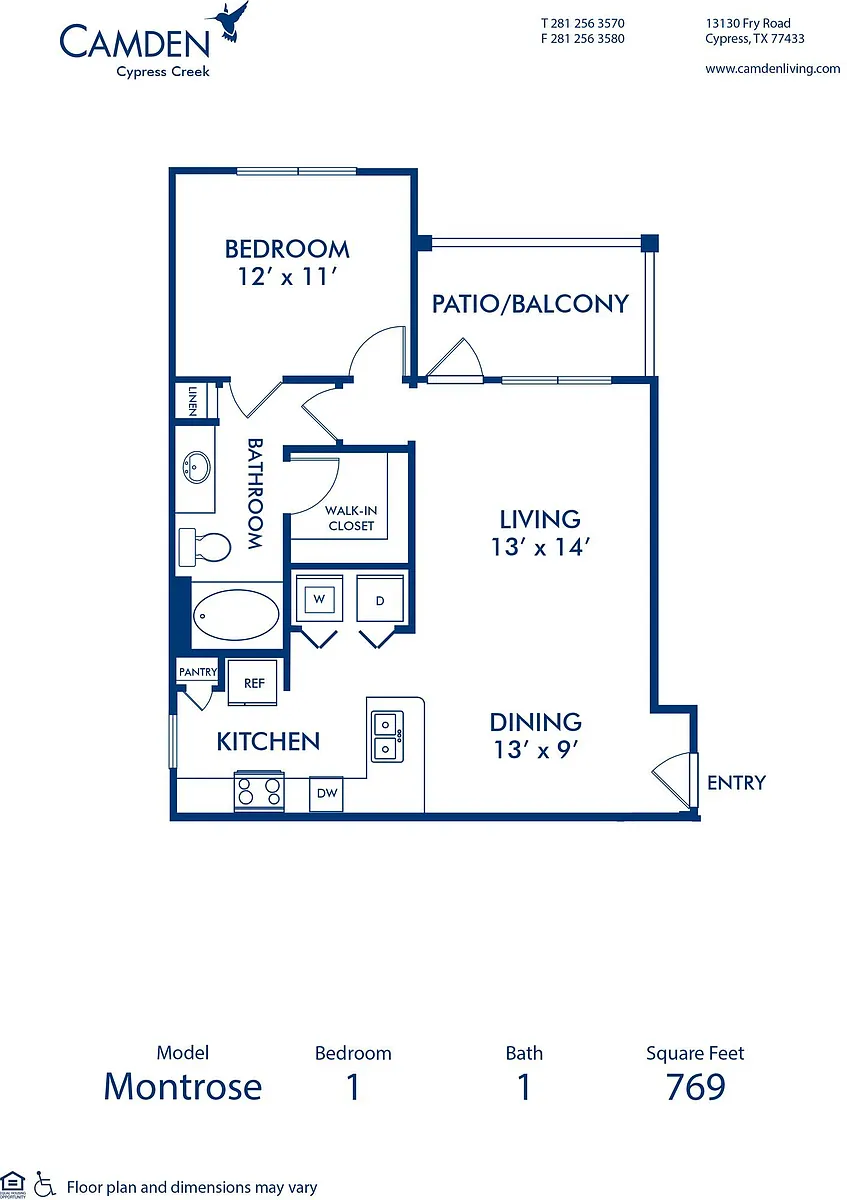 Floor plan Montrose