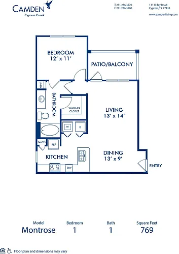 Floor plan Montrose