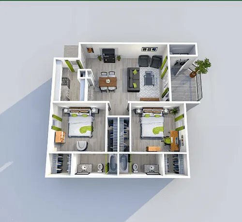 Floor plan The 1135