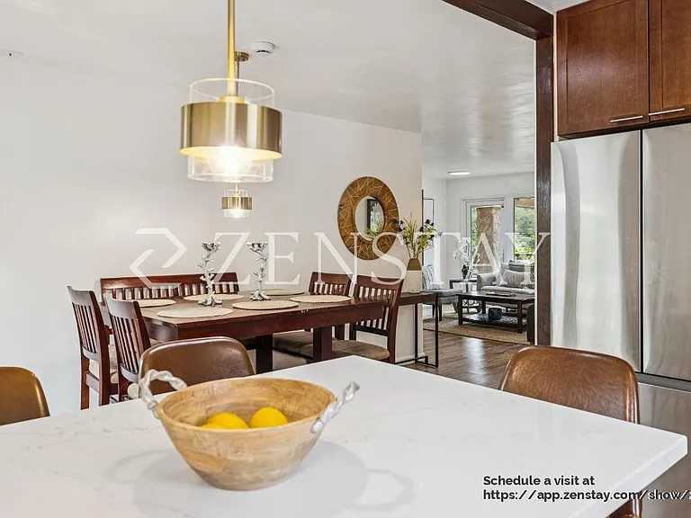 Newly Renovated Open Kitchen and Dining Area