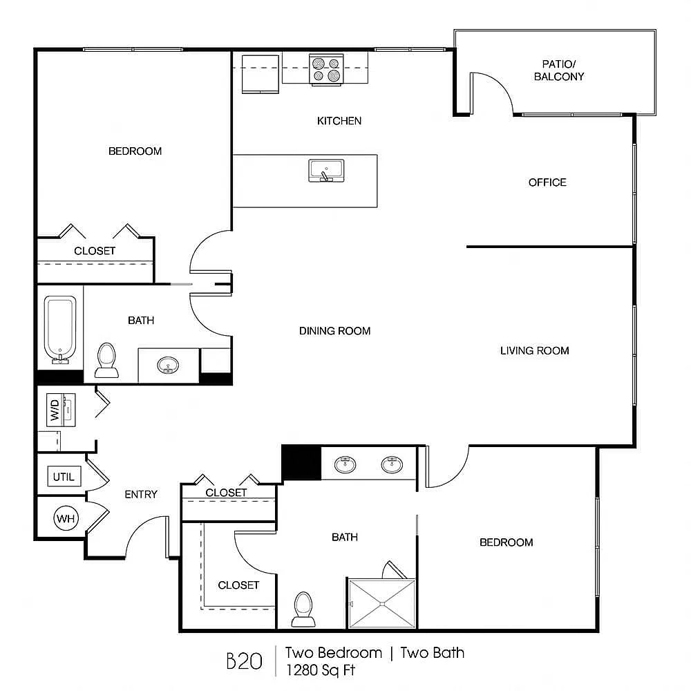 Floor plan B20