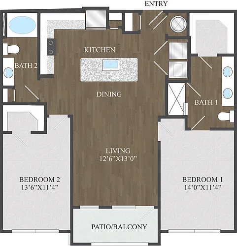 Floor plan B1