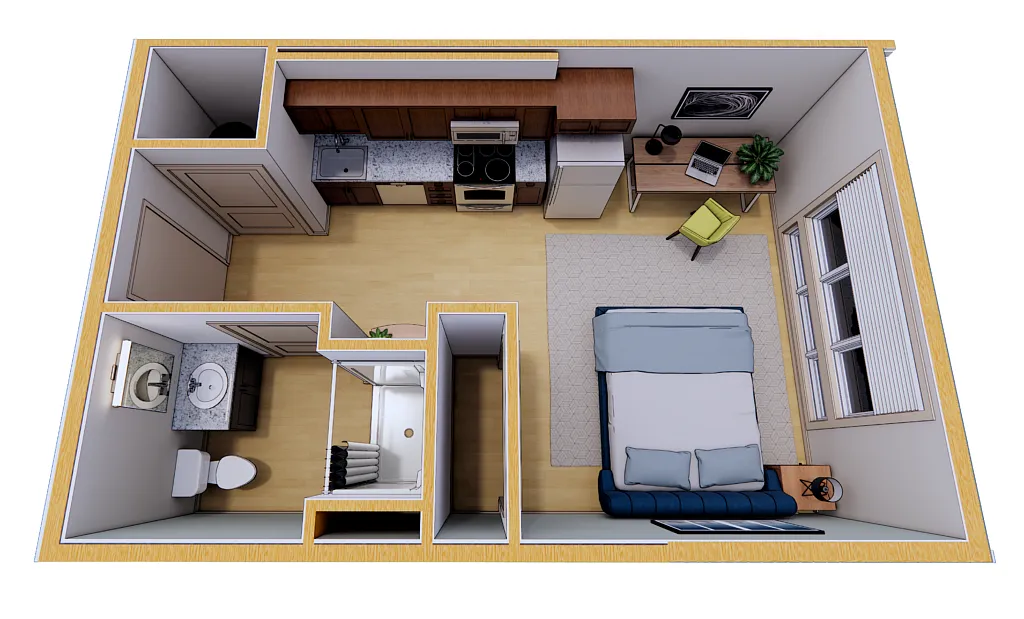 Floor plan UDS Studio - A