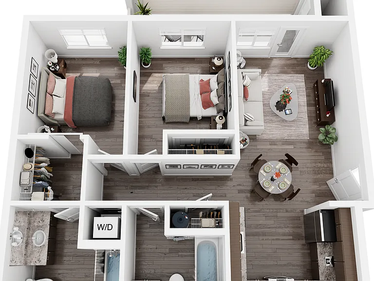 Two Bedroom Type 4 Two Bedroom Type 4