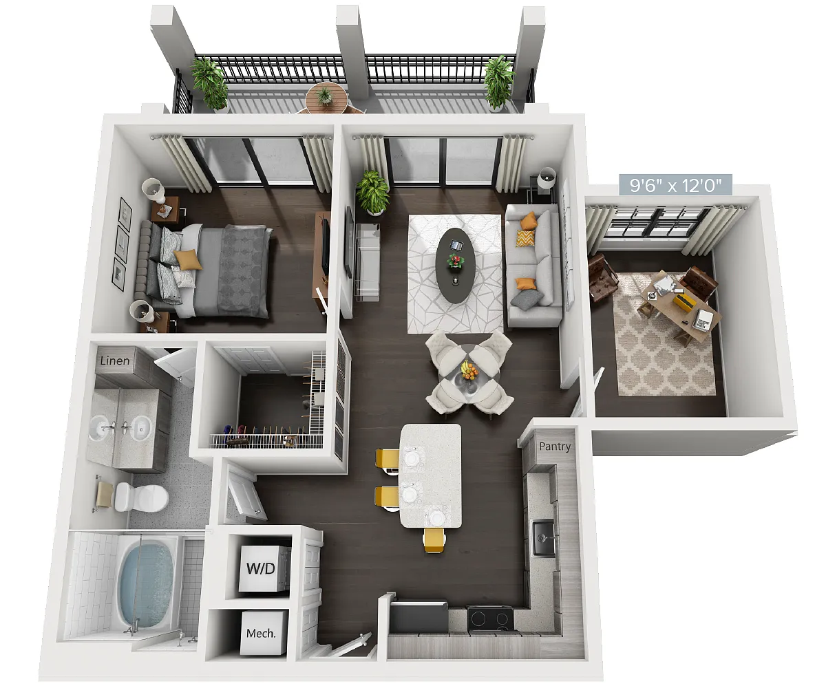 Floor plan A7D-900