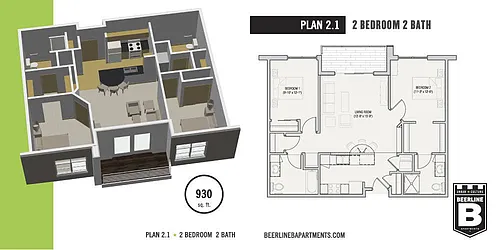 Floor plan 2B2B