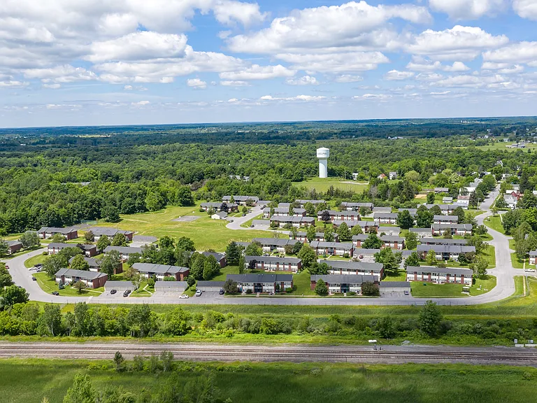 A top-down perspective of the neighborhood