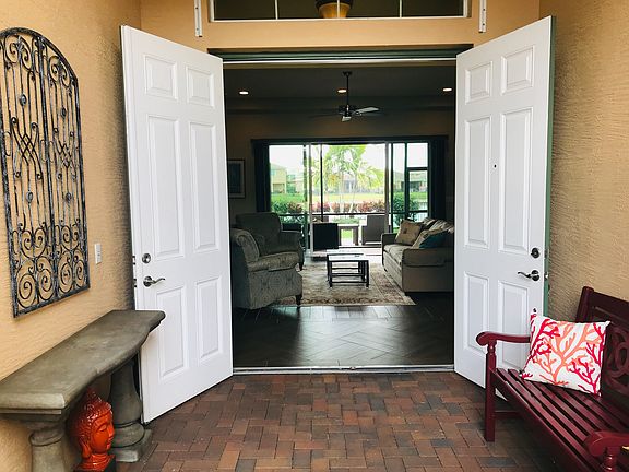 Large front covered entrance