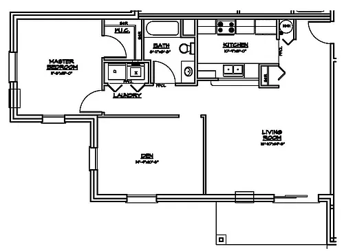 Floor plan The Bluebell