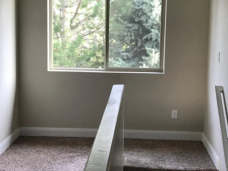 Beautiful View out Window at Top of Stairs