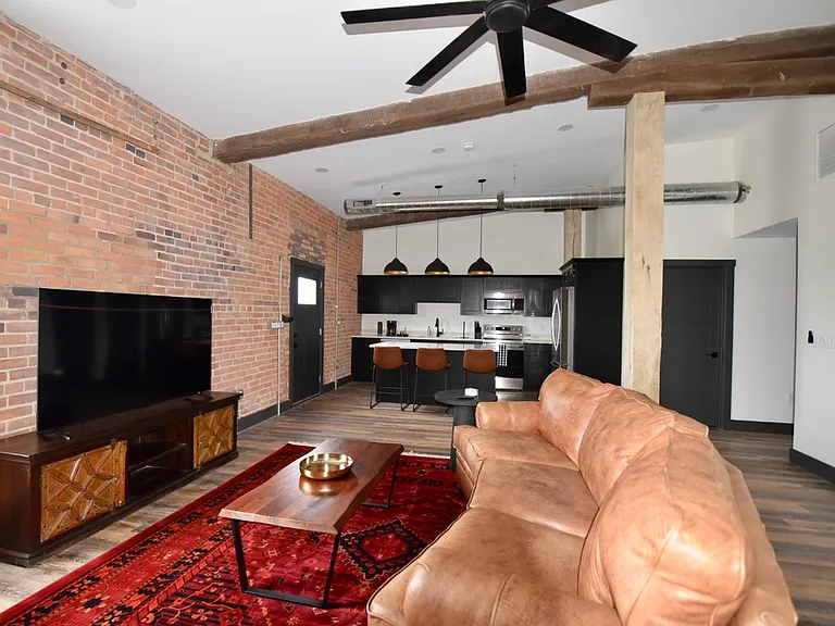 Living room furnished