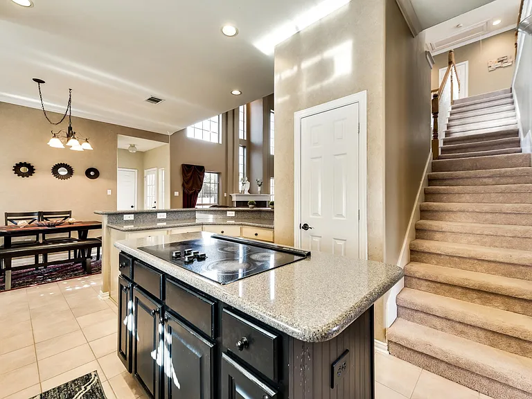 Dacor Stove Top / Stairs from Kitchen too