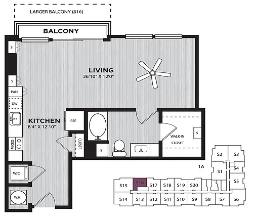 Floor plan Alderman