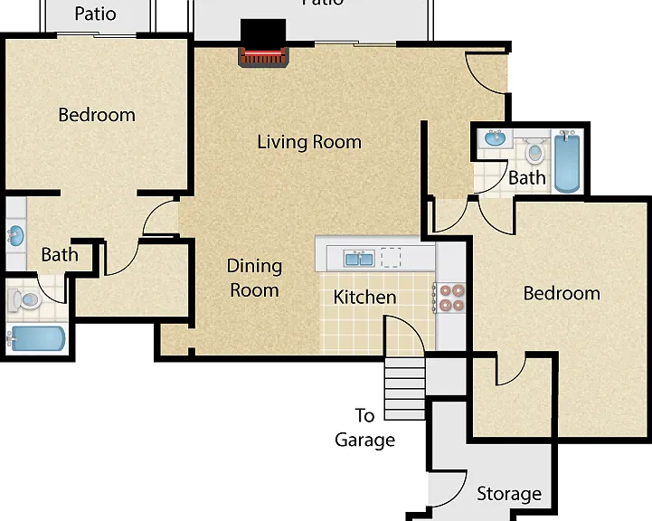 The Gauguin Floorplan Diagram