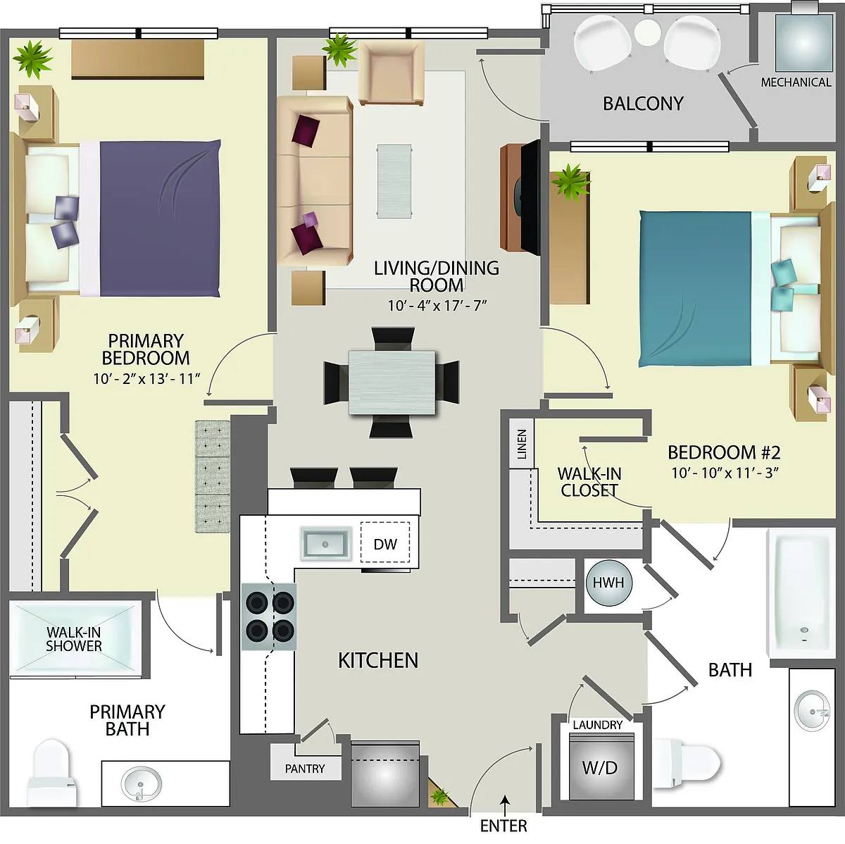 Floor plan 2A