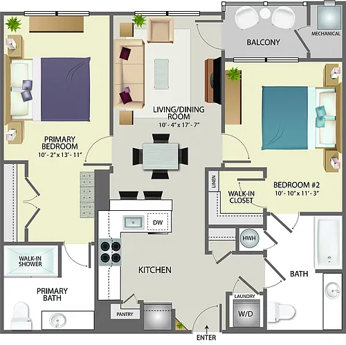 Floor plan 2A