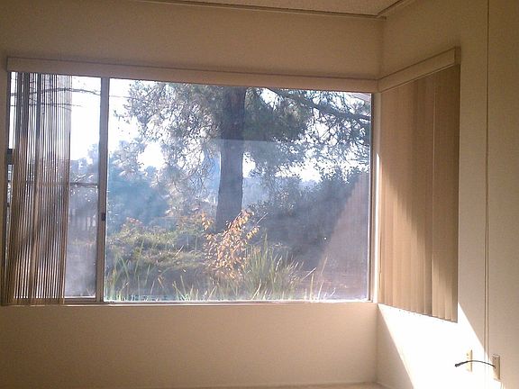 wide open living room with great views