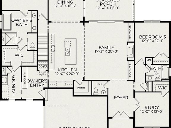 Optional First Floor Study