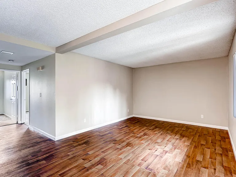 A Classic Living Room at Midway Gardens Apartments