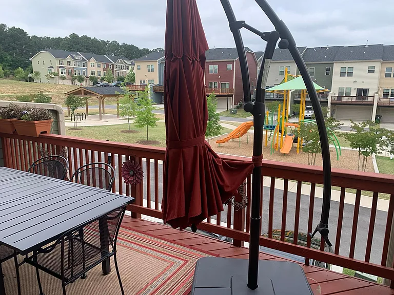 Playground view from deck