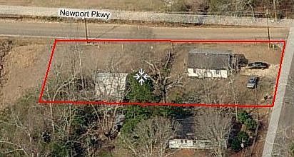 Aerial View of Property