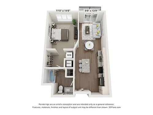 Floor plan 1D