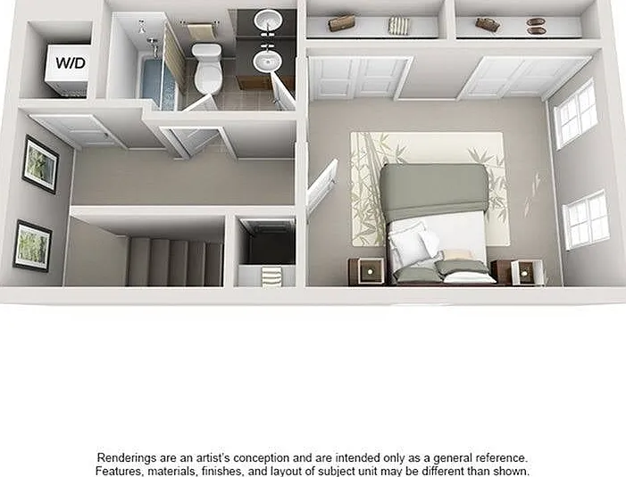 1 Bedroom | 1 Bath | 748 SF | Second Floor 1 Bedroom | 1 Bath | 748 SF | Second Floor
