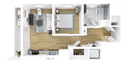 Floor plan Studio C